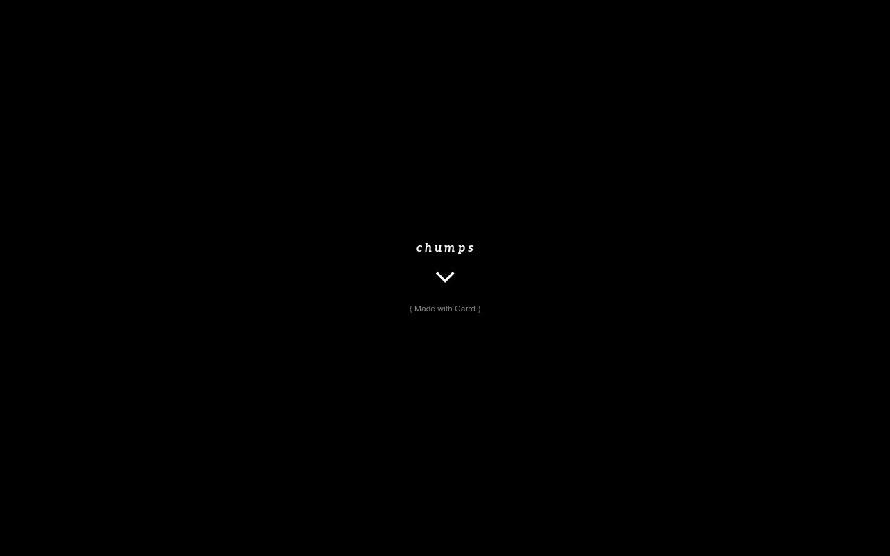 Carrd profile picture for @chumps